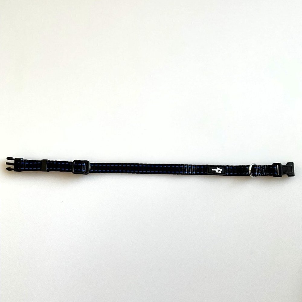 ADJUSTABLE QUICK RELEASE DOG COLLAR  BLUE BLACK - Picture 6 of 7
